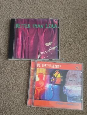 Better Than Ezra CD Pair - Purple & Orange Album Covers